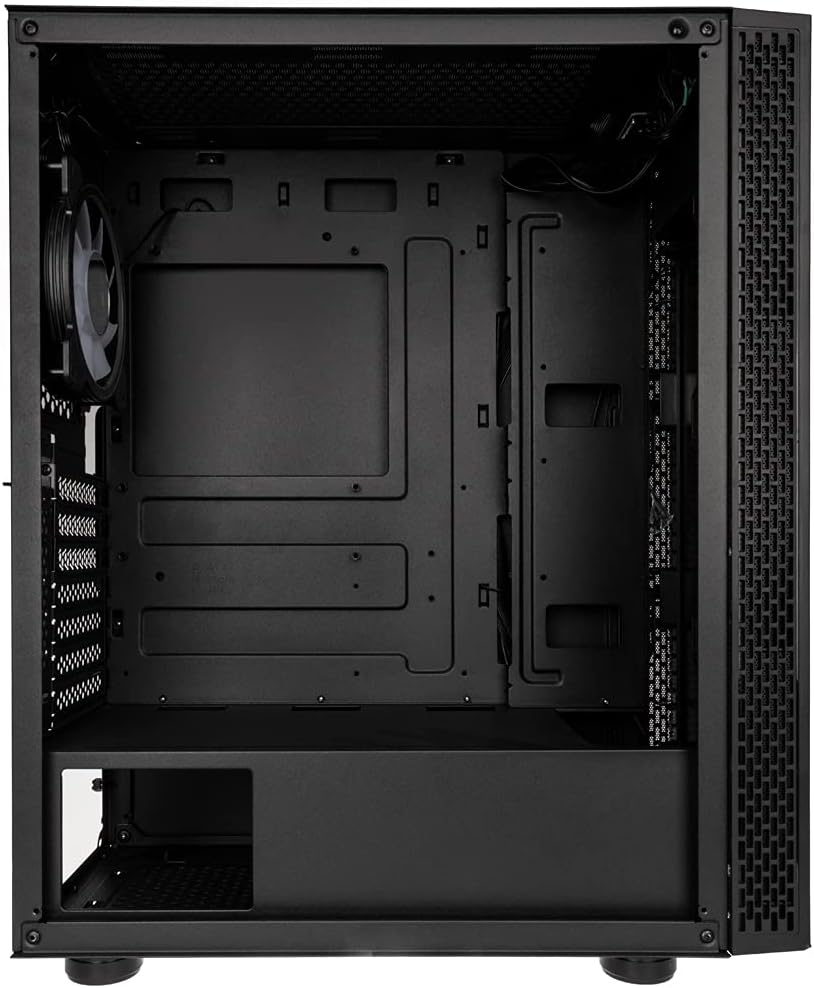 Kolink Void Rift PC Gehäuse Midi Tower Case mit ARGB-beleuchteter Front, Glas mit Vertikaler GPU-Ein