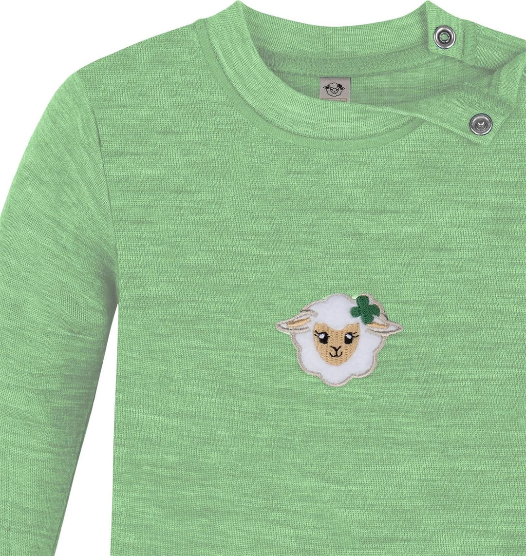 normani Baby Merino Pullover Winter Langarm-Shirt Warmer Wollpullover Sweatshirt Jumper Strickpullov