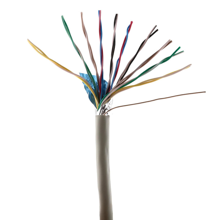 Telefonkabel 10x2x0,6mm J-Y(ST) Y 100m rund für Unterputzmontage, Fernmelde-Installationsleitung 20-