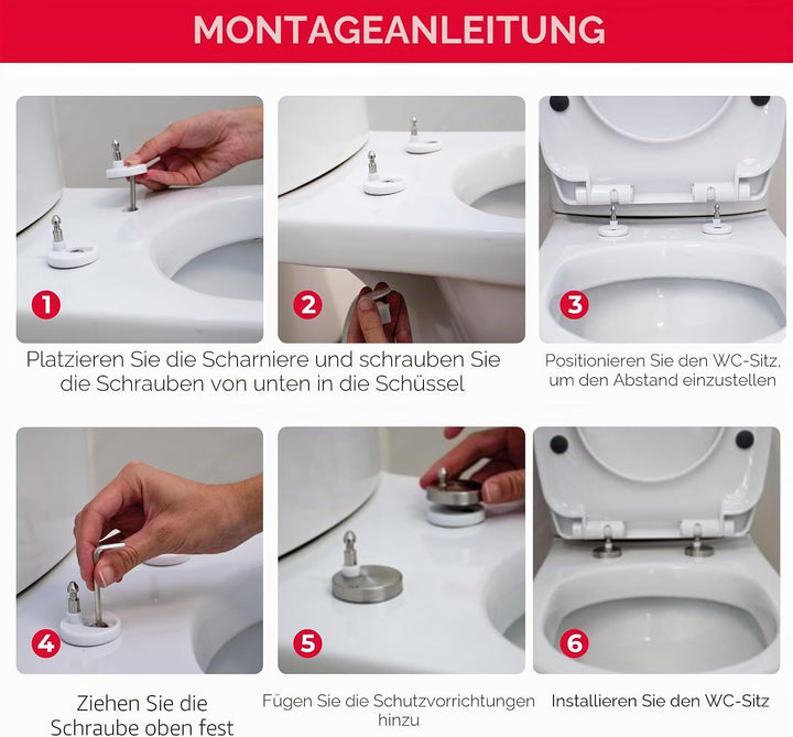 Wirquin 20724242 WC-Sitz Marbella, Thermoplast, blau