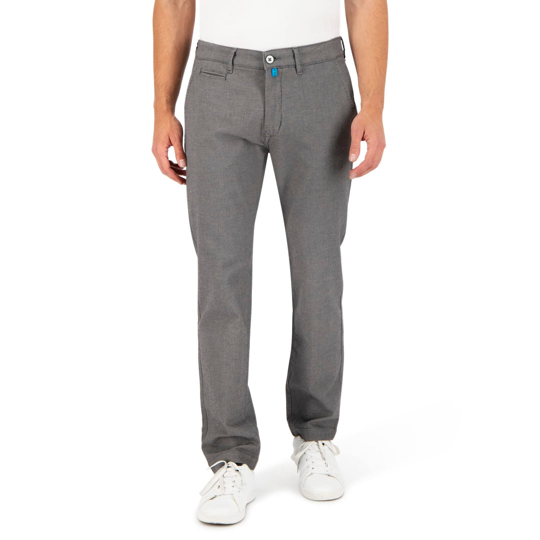 Pierre Cardin Herren Chino Futureflex Lyon | Männer Hose | Tapered Fit 30W / 32L Grau, 30W / 32L Gra