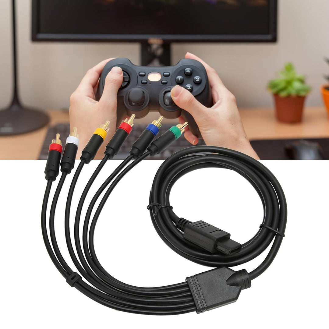 Tosuny RGB-RGBS-Composite-Kabel, RGB-Komponenten-Videokabel, NGC N64 SFC SNES RGB RGBS-Farbmonitorka