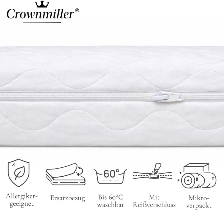 Crownmiller Microfaser Matratzenersatzbezug, Matratzenbezug 100x200 cm für Matratzen von 10 bis 15 c