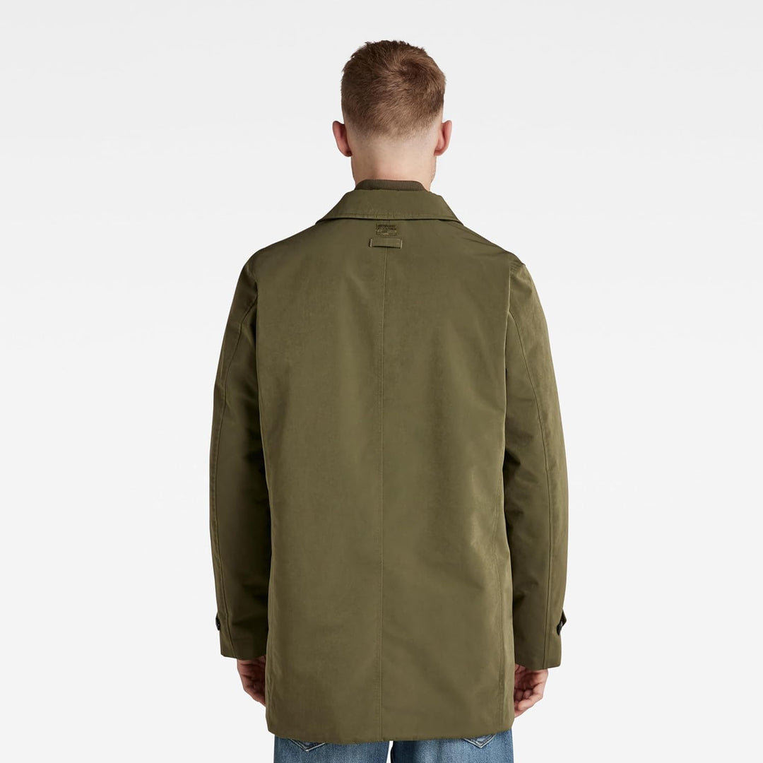G-STAR Herren Utility Padded Trenchcoat Jackets, M Gr&#xFC;n (shadow olive D21943-C408-B230)