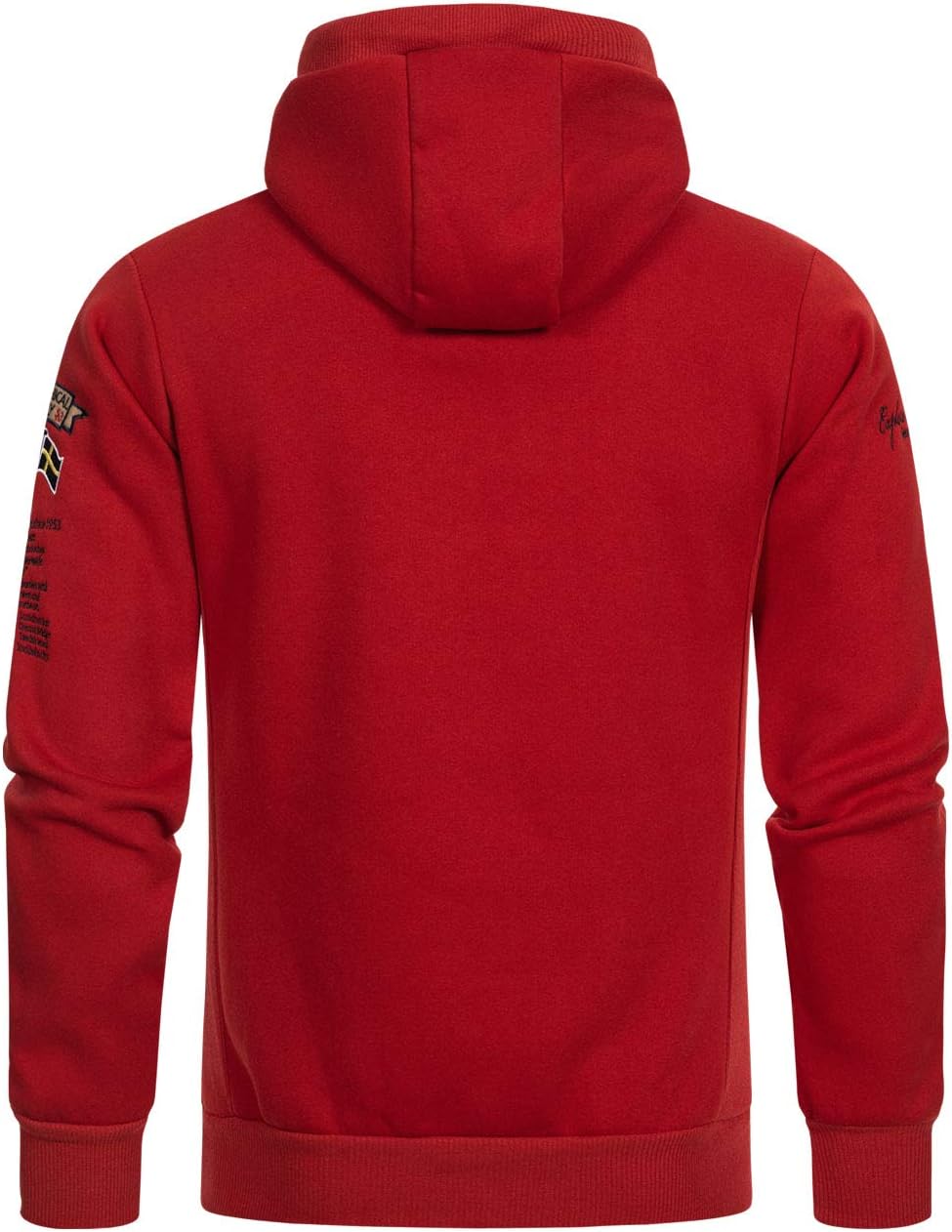Geographical Norway GYMCLASS Men - Herren Kängurutasche Hoodie Sweatshirt mit Markenlogo und Langarm