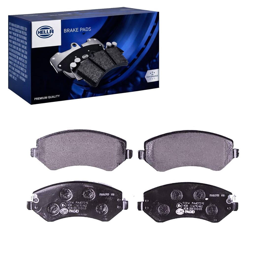 HELLA PAGID 8DB 355 010-051 Bremsbelagsatz - T1314 - Dicke/Stärke: 17.5mm - Bremssystem: Lucas - mit