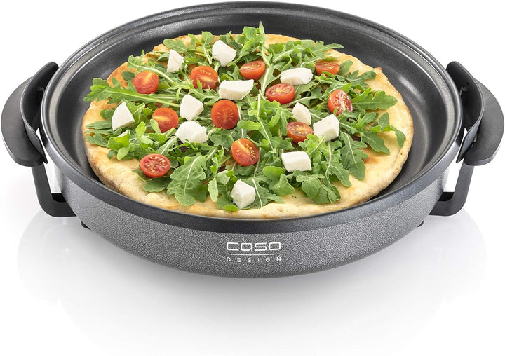 CASO Profi Partypfanne – elektrische Multipfanne für Pizza, Burger, Gemüse u.v.m., bis ca. 240°C,