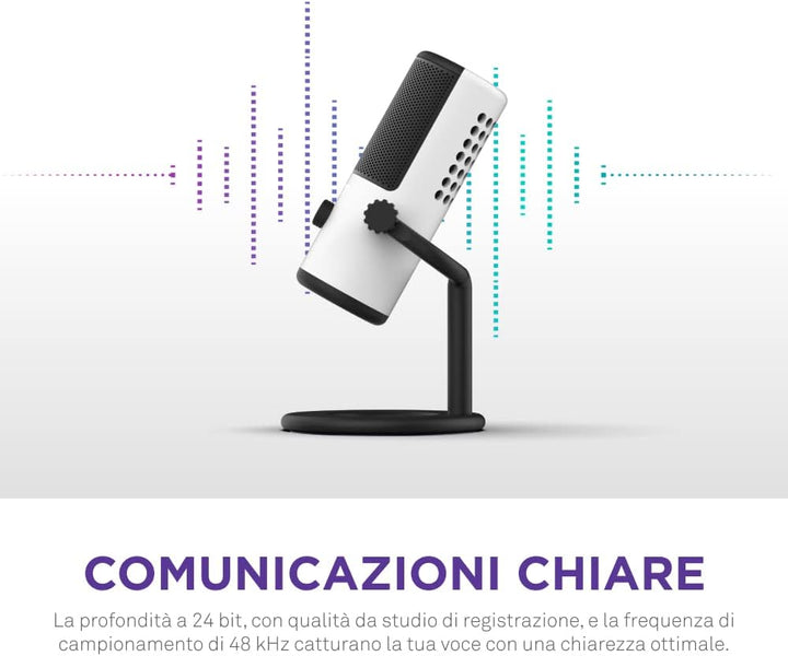 NZXT Capsule Mini USB-Mikrofon - AP-WMMIC-W1 - Hohe Auflösung – Nierenförmige Richtcharakteristik –