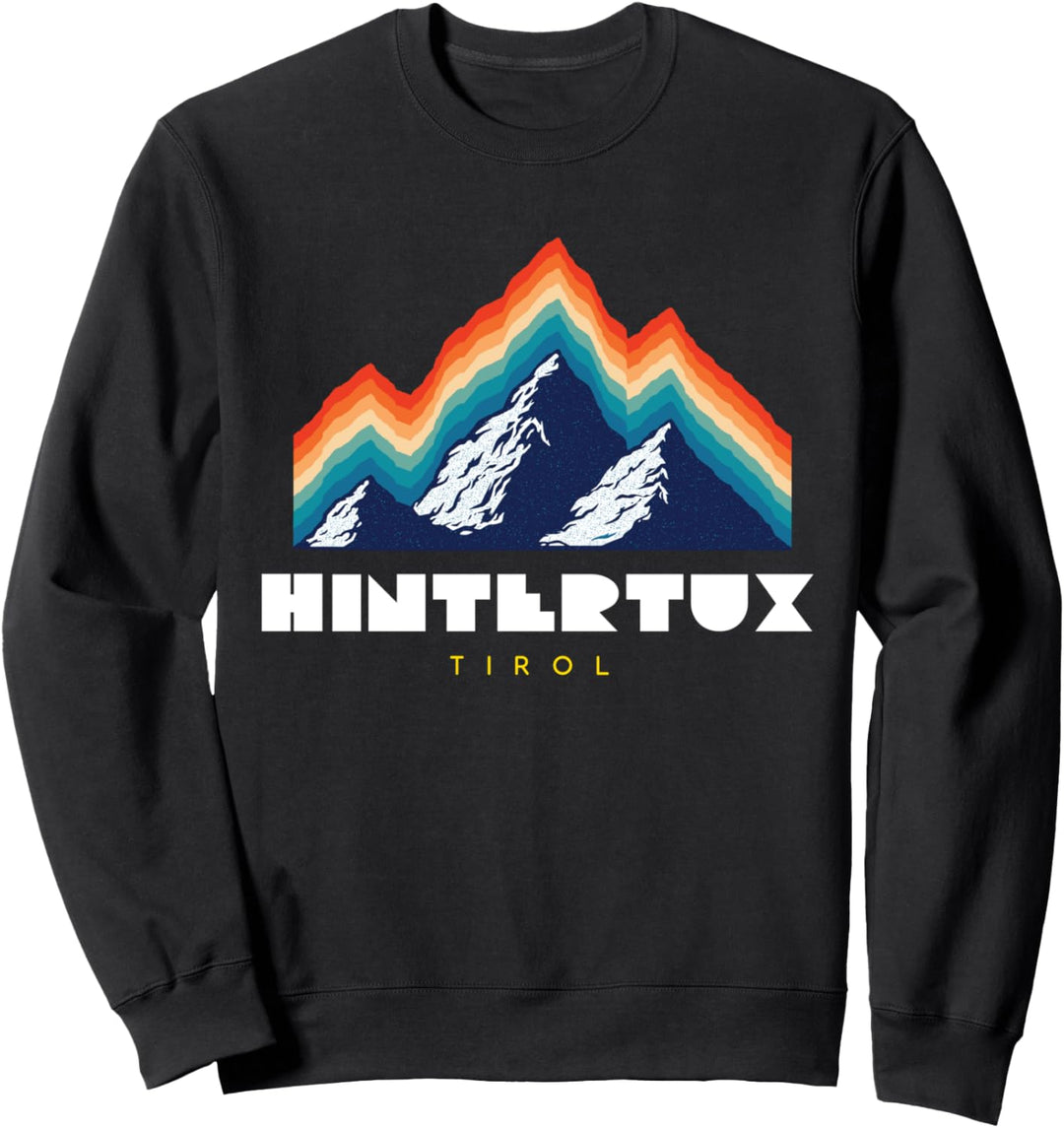 Hintertux Tirol - Österreich Retro 80s Skiferien Geschenk Sweatshirt