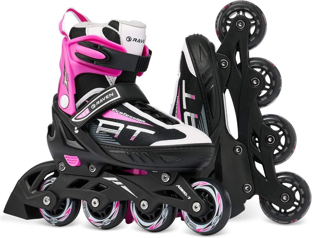 RAVEN Profession Inlineskates Inliner für Kinder und Erwachsene OPTIONAL 2in1 mit Schlittschuhen ver