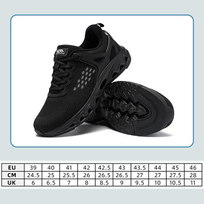 FLOWING PLUME wasserdichte Schuhe Herren Sportschuhe Leichtgewichts Laufschuhe Turnschuhe Freizeit W