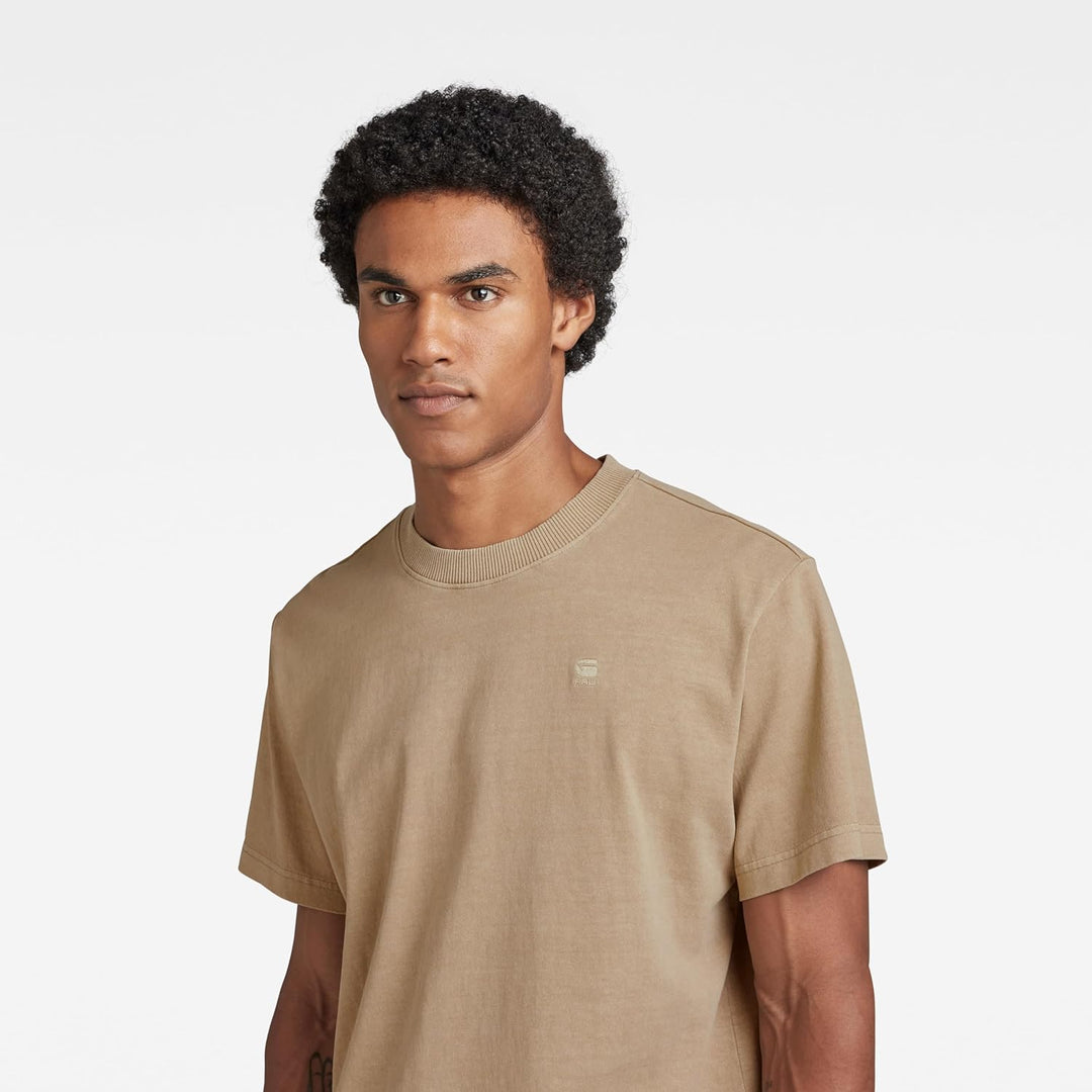 G-STAR RAW Herren Overdyed Loose T-Shirts L Braun (Renaissance Dk Toggee Gd D23154-c756-d919), L Bra