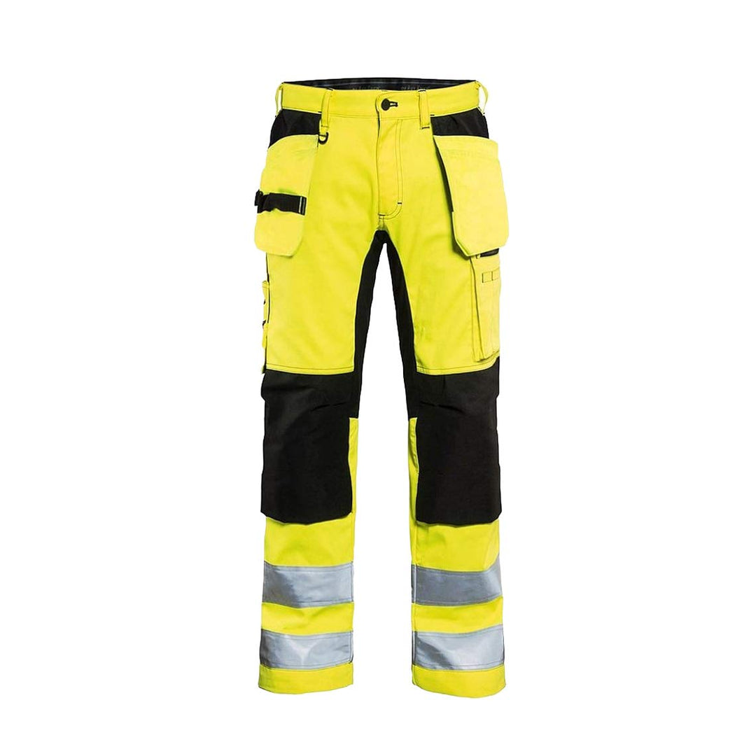 Blaklader 15521811 Hochsichtige Hose mit Stretch, gelb/ schwarz, grootte C54 C54 Yellow / Black, C54