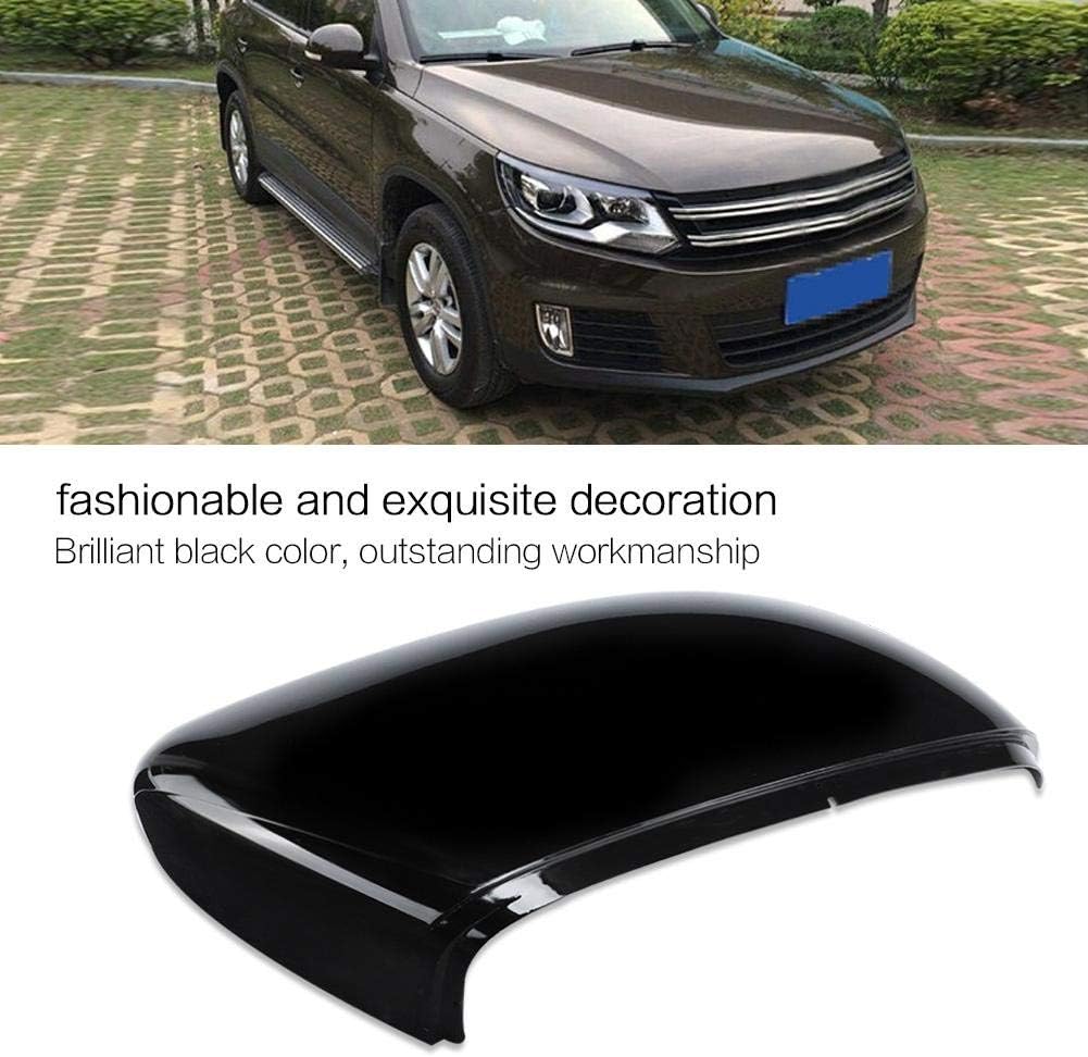 Automobile Rückspiegelschale, ABS schwarze Auto rechte Rückspiegelschale für Golf Spiegelkappe 6 Gol