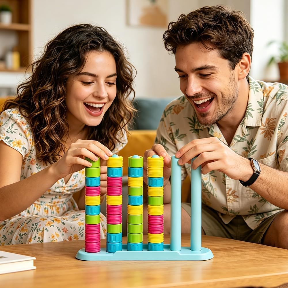 Mineup Farb Stapel Challenge Spiel, Generisch Color Stack Game, Generisch Farbstapel, Color Stack Ma