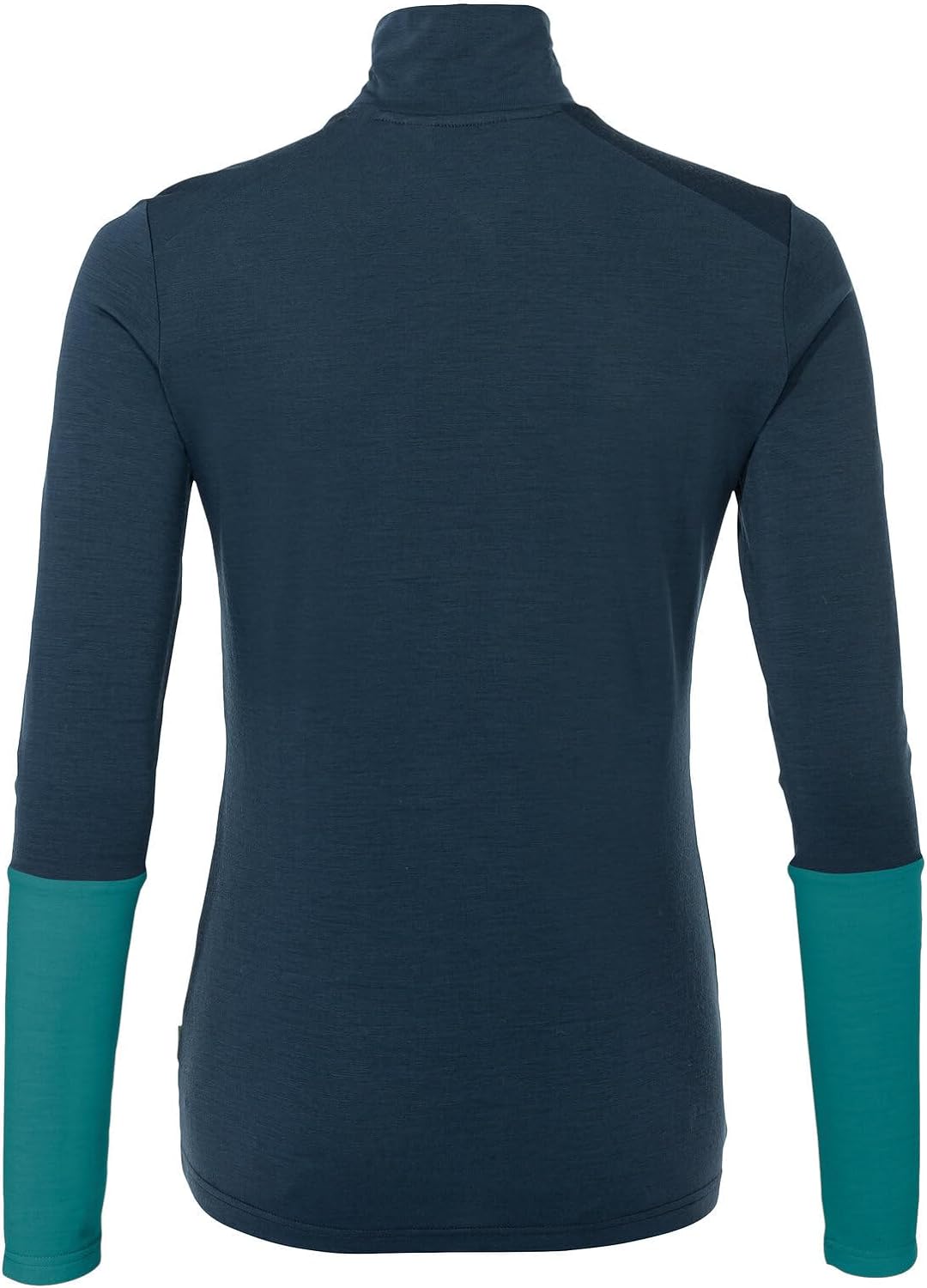 VAUDE Damen Wo Monviso Wool Halfzip Shirt, Wave, 38 Langarmshirt, Welle