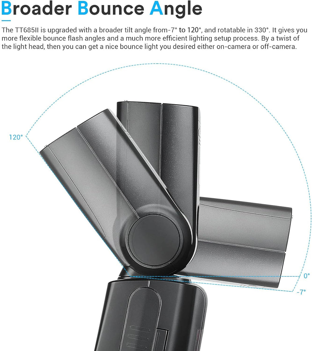 Godox TT685II-O TT685OII Speedlite TTL-Blitzkamera 2.4G HSS High Speed 1/8000s GN60 Kompatibel m