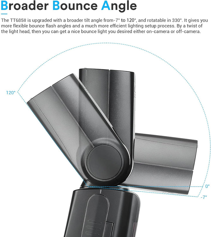 Godox TT685II-O TT685OII Speedlite TTL-Blitzkamera 2.4G HSS High Speed 1/8000s GN60 Kompatibel m