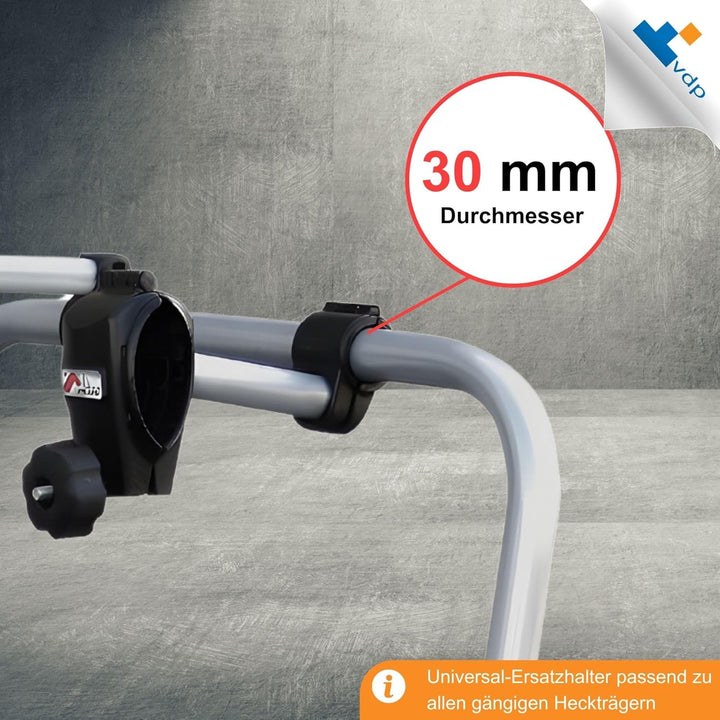 universal Rahmenhalter für Fahrradträger - 17/30 / 48cm - Rahmenhalterung Ersatzhalter für Fahrrad H