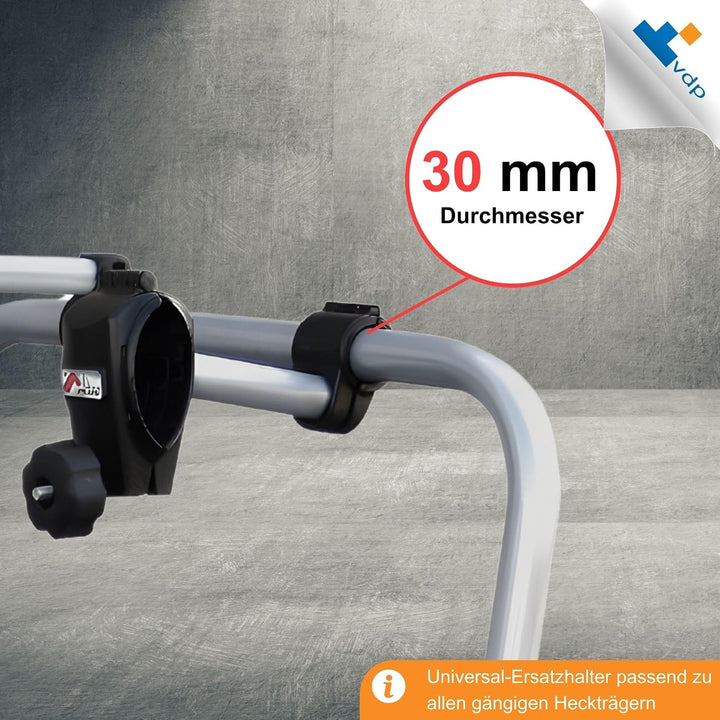 universal Rahmenhalter für Fahrradträger - 17/30 / 48cm - Rahmenhalterung Ersatzhalter für Fahrrad H