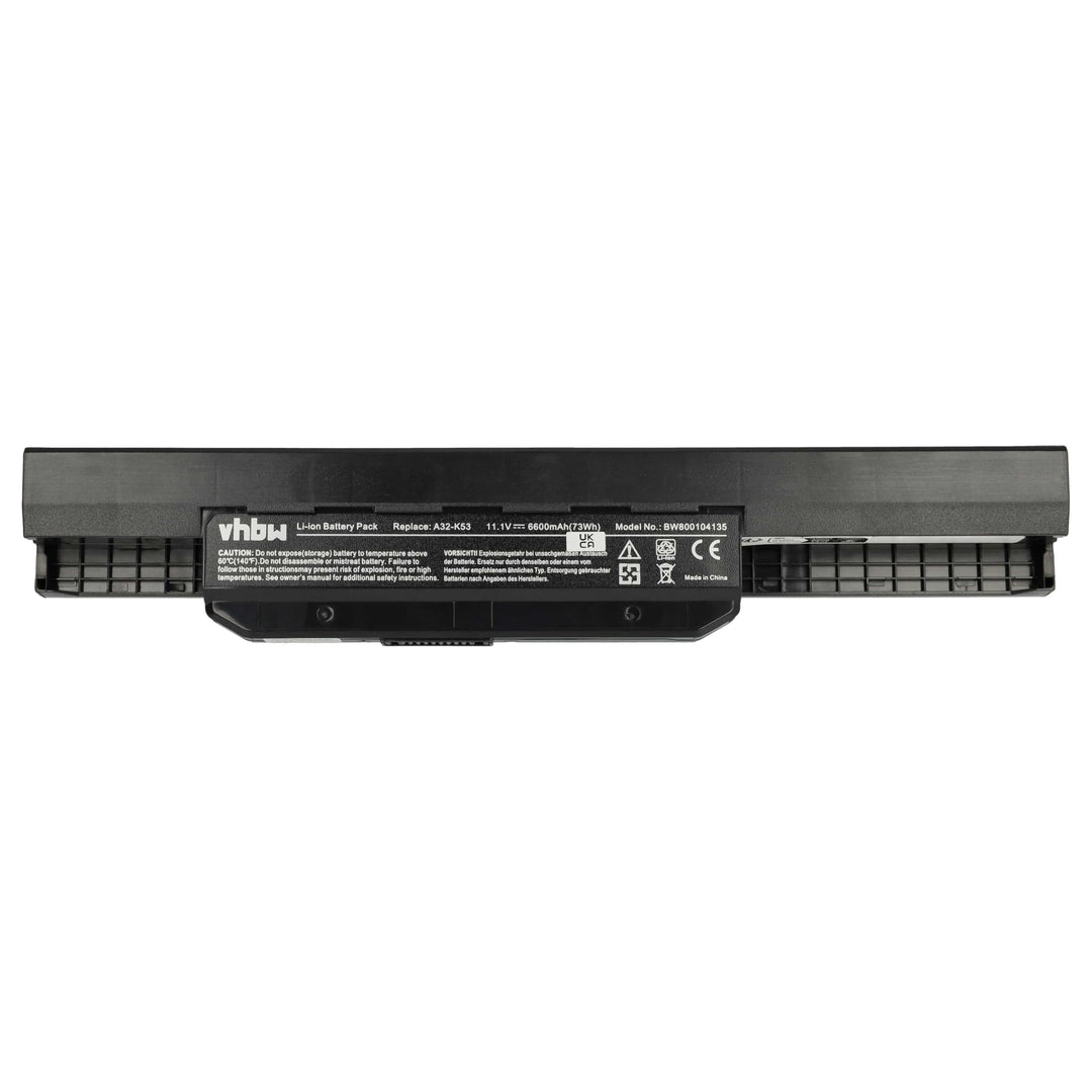 vhbw Akku kompatibel mit Asus X54, X54C, X54F, X54H, X54HB, X54HR, X54HY, X54K Notebook Laptop Ersat