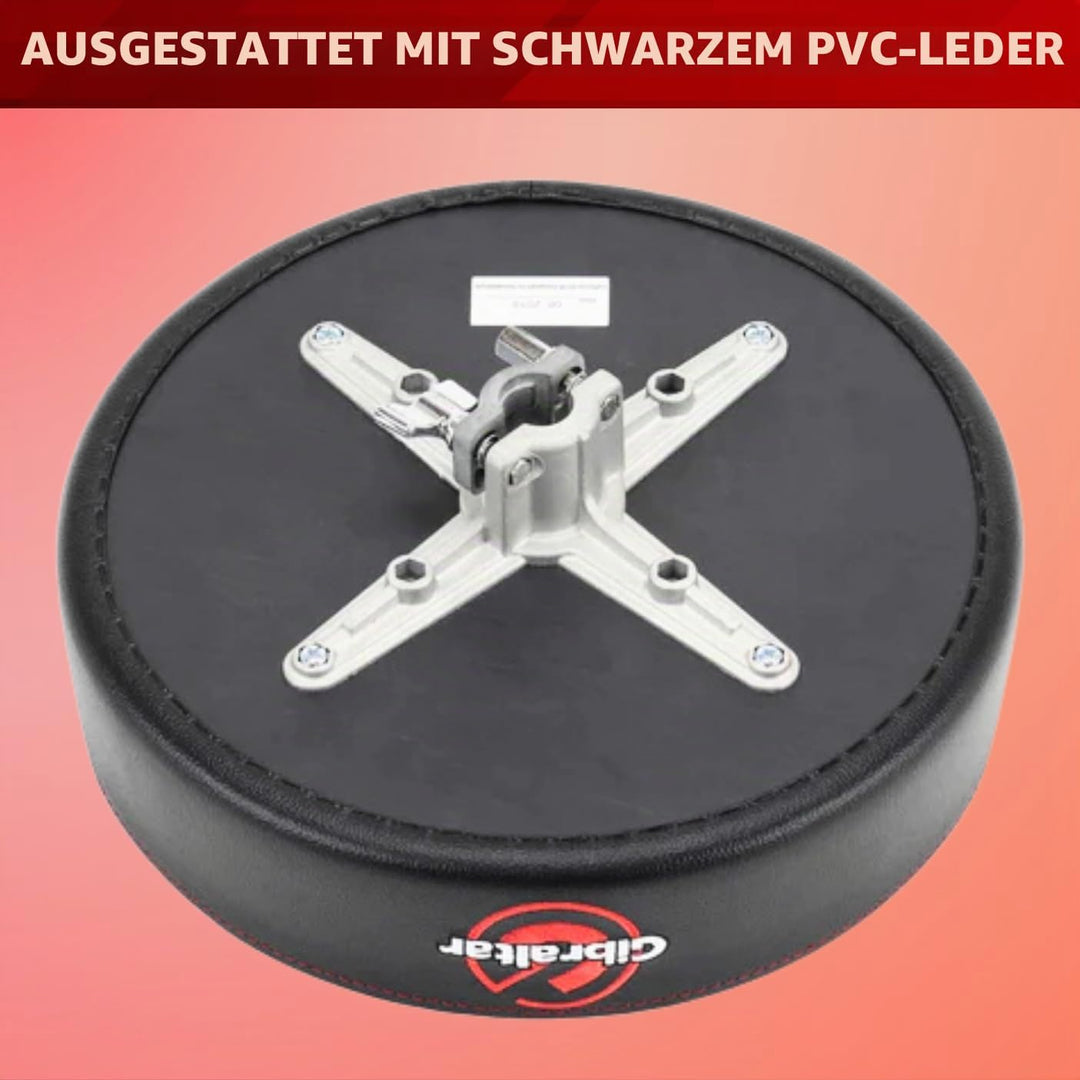 Gibraltar Schlagzeughocker 9000 Series - 9608E Durchmesser 35 cm, Polsterung 9,5 cm, doppelstrebige