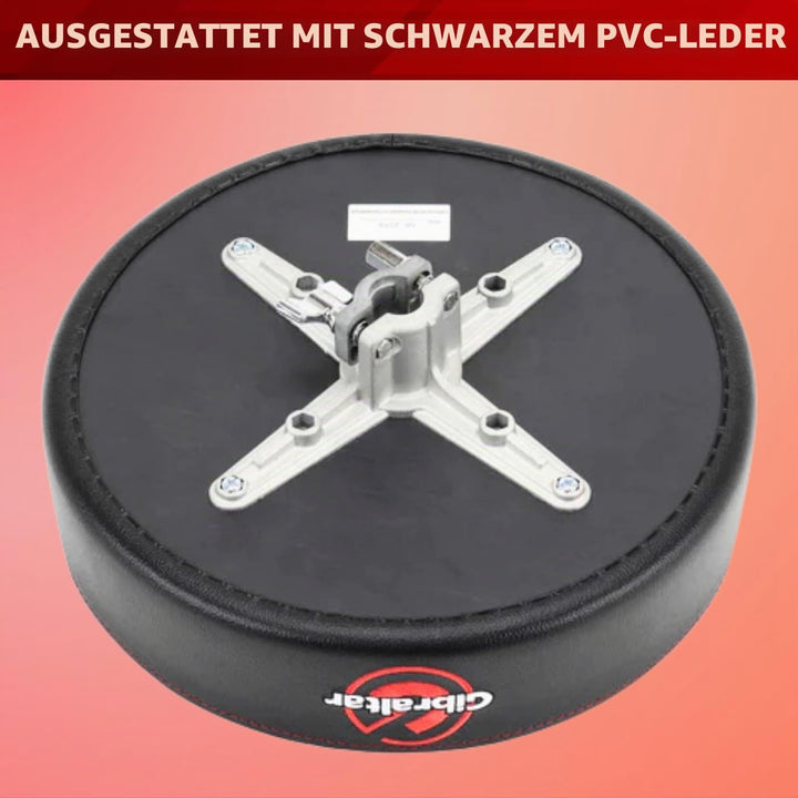 Gibraltar Schlagzeughocker 9000 Series - 9608E Durchmesser 35 cm, Polsterung 9,5 cm, doppelstrebige
