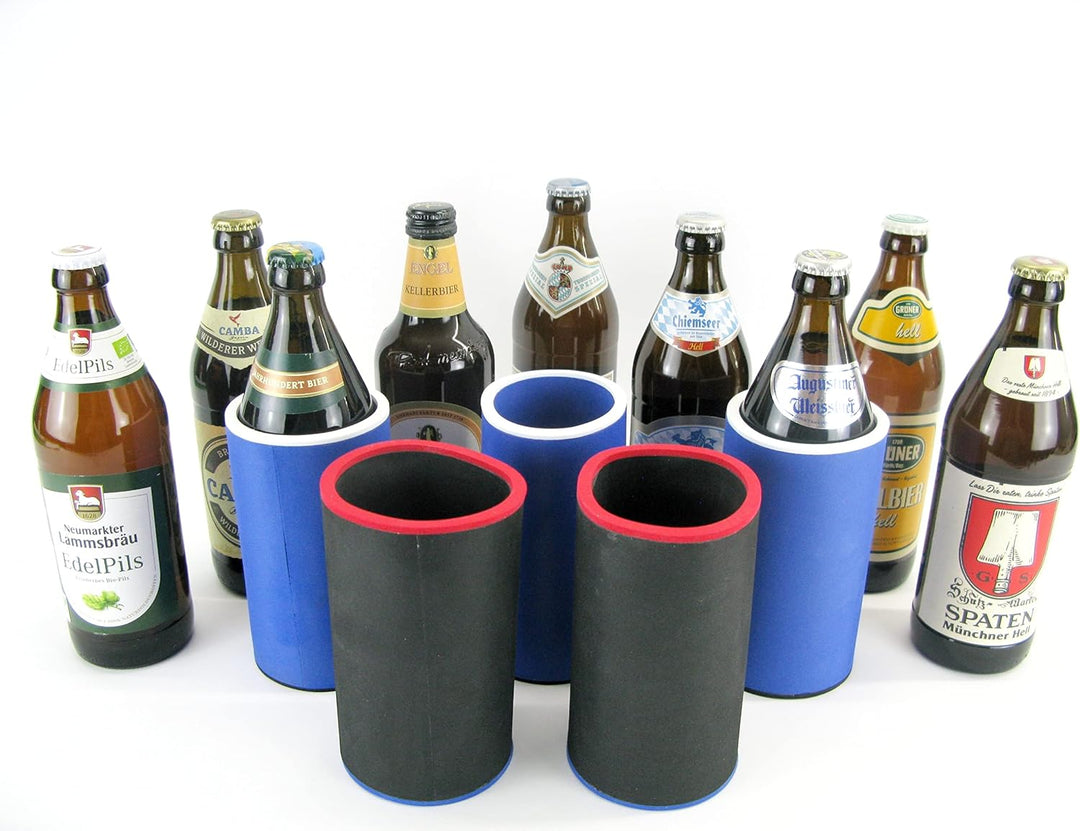 5er Set Bayrische Biere bunte Mischung - Getränkekühler - Bierkühler - Flaschenkühler für alle genor