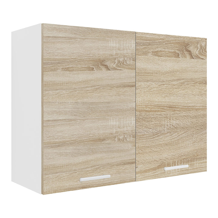 VCM Küchenschrank hängend | Masse ca. H. 60 x B. 80 x T. 31 cm | Hängeschrank mit Zwei Fächern | Küc