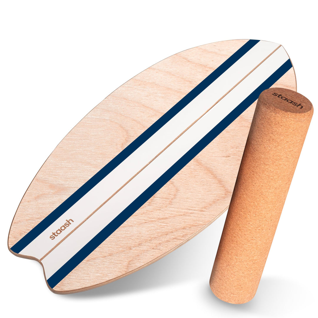 STAASH® Balance Board – Komplettes Set für Gleichgewicht & Training – Brett, Rolle & Zubehör (Halbku
