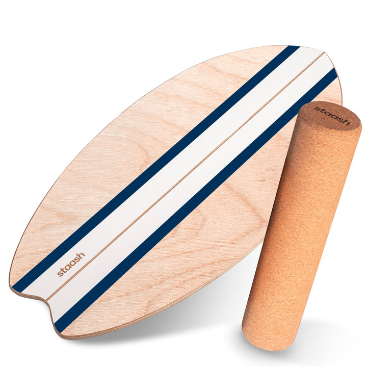 STAASH® Balance Board – Komplettes Set für Gleichgewicht & Training – Brett, Rolle & Zubehör (Halbku