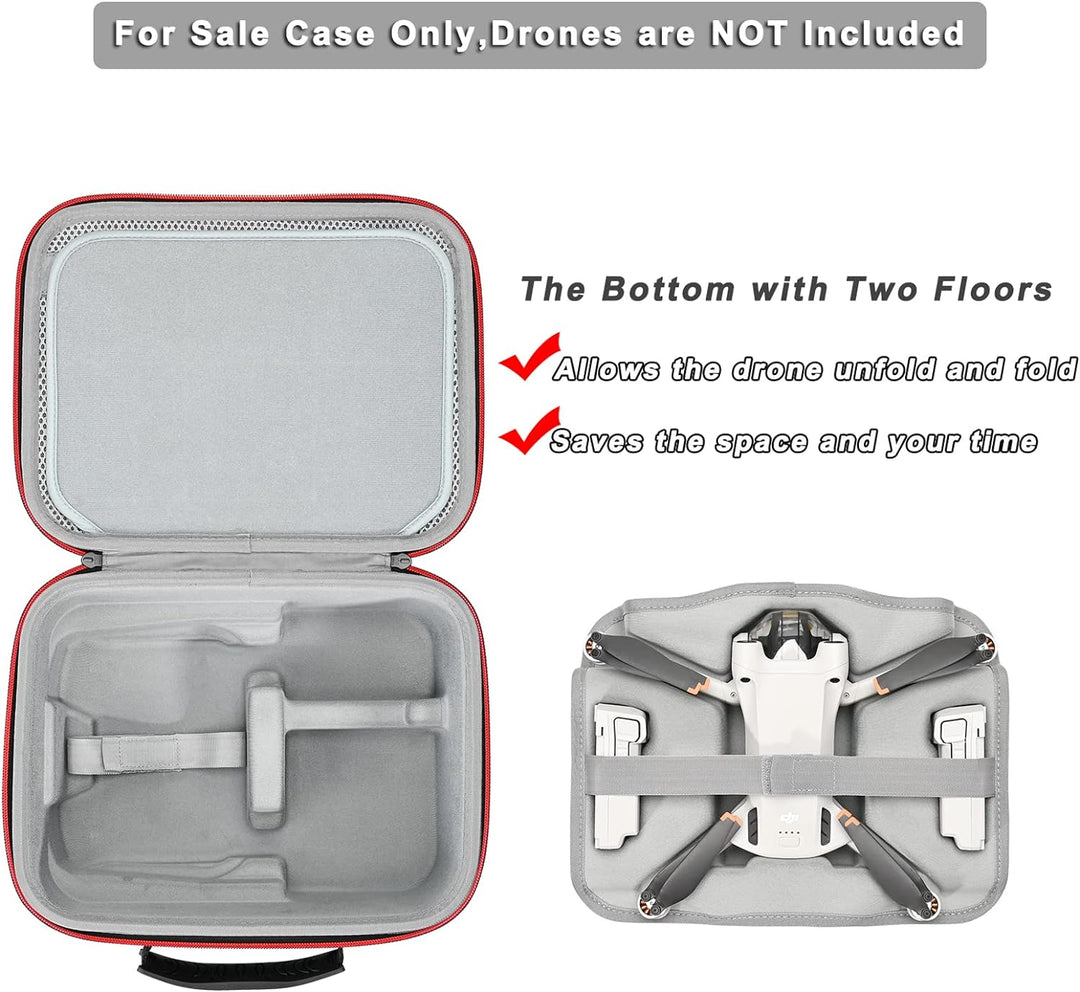 RLSOCO Tasche für DJI Mini 3/DJI Mini 3 Pro - passend für Mini 3/Mini 3 Pro Zubehör: RC-N1/ RC Contr