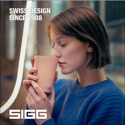 SIGG - Kaffeebecher Neso Pure Ceram - Mit Tritan-Deckel - Spülmaschinenfest - Federleicht - BPA-frei