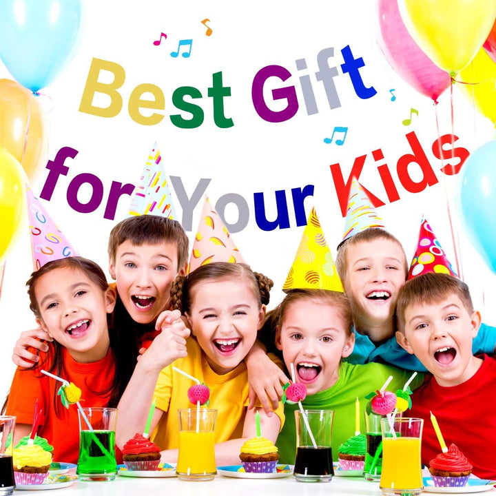 Musikinstrumente Kinder, Ulifeme 24 Stücke Holzspielzeug Musical Percussion Instrumente Set für Klei