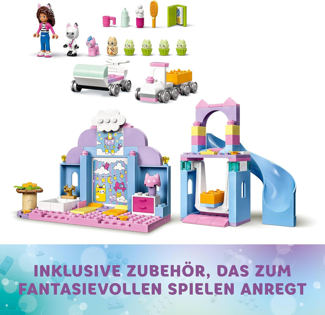 Lego 4+ Gabbys Puppenhaus Gabbys Kätzchen Öhrchen, Set mit Tieren für Rollenspiele, Kinderspielzeug