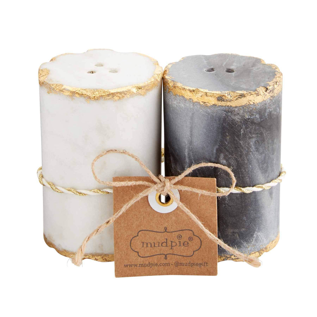 Mud Pie Salz- und Pfefferstreuer aus Marmor