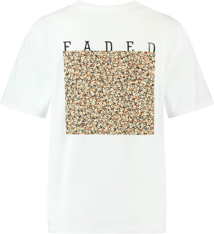 Taifun Damen T-Shirt 38 White Gemustert, 38 White Gemustert