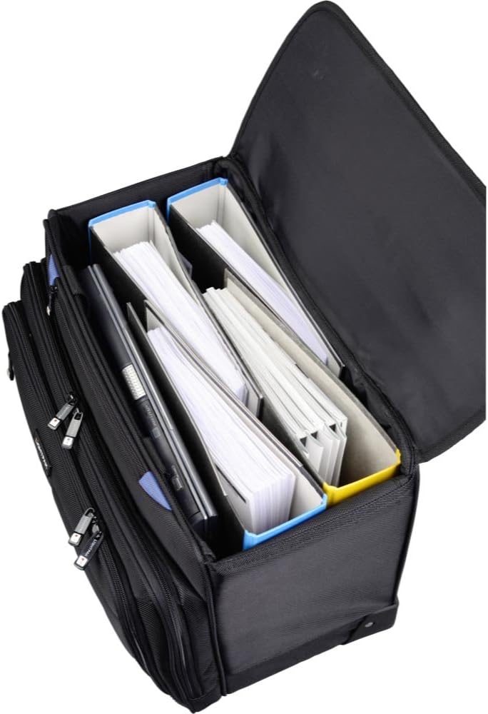 leichter Pilotenkoffer aus Polyester von LIGHTPAK, Business-Koffer mit Notebookfach; Reise Handgepäc