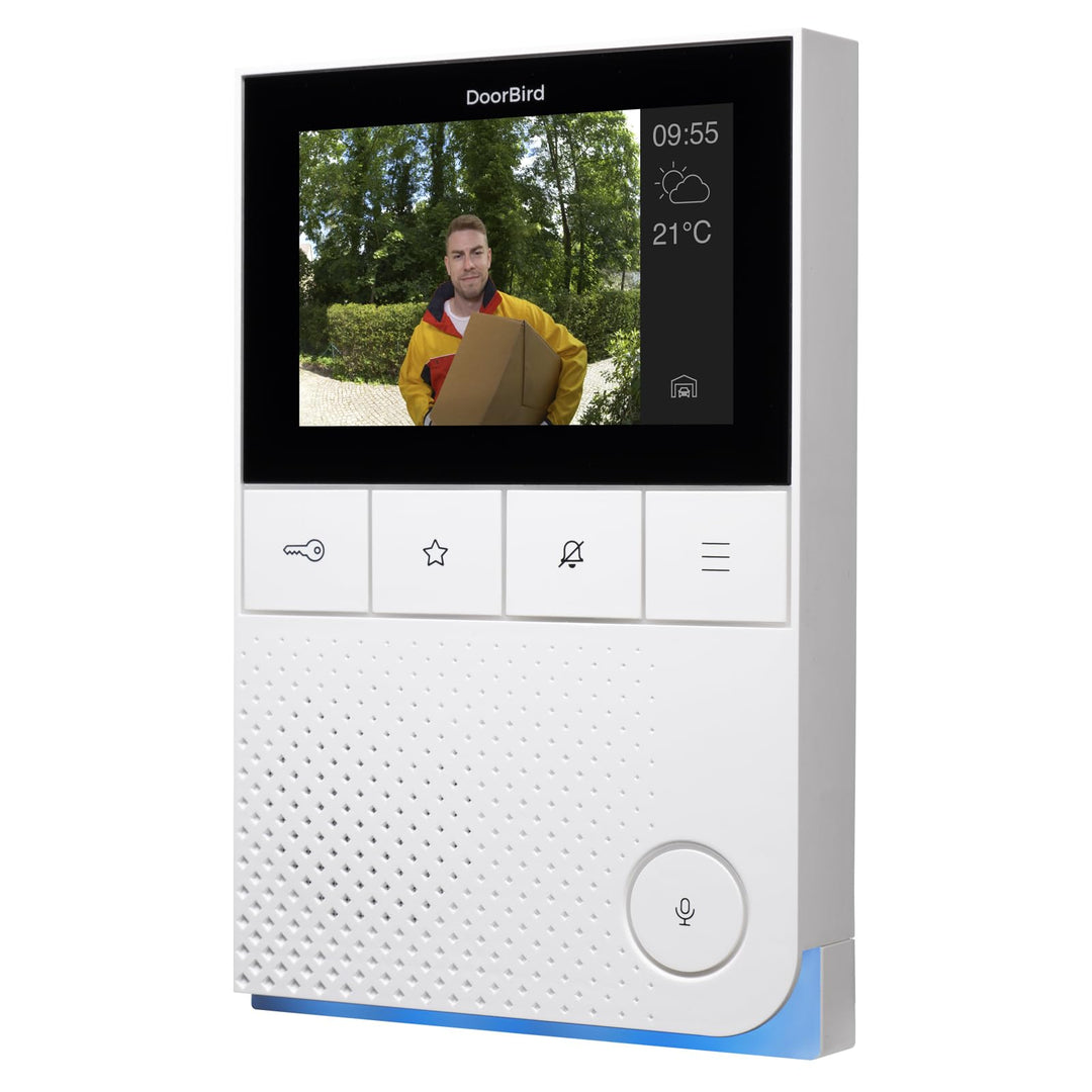 DoorBird A1101 IP-Video-Türsprechanlage WLAN, LAN, Inneneinheit weiss Single, Single