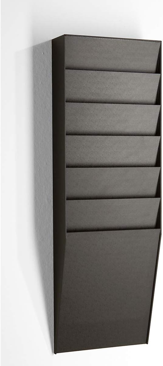 Paperflow A4 V1 X 6.01 Polystyrol Rahmen/Wand Datei Box – Schwarz