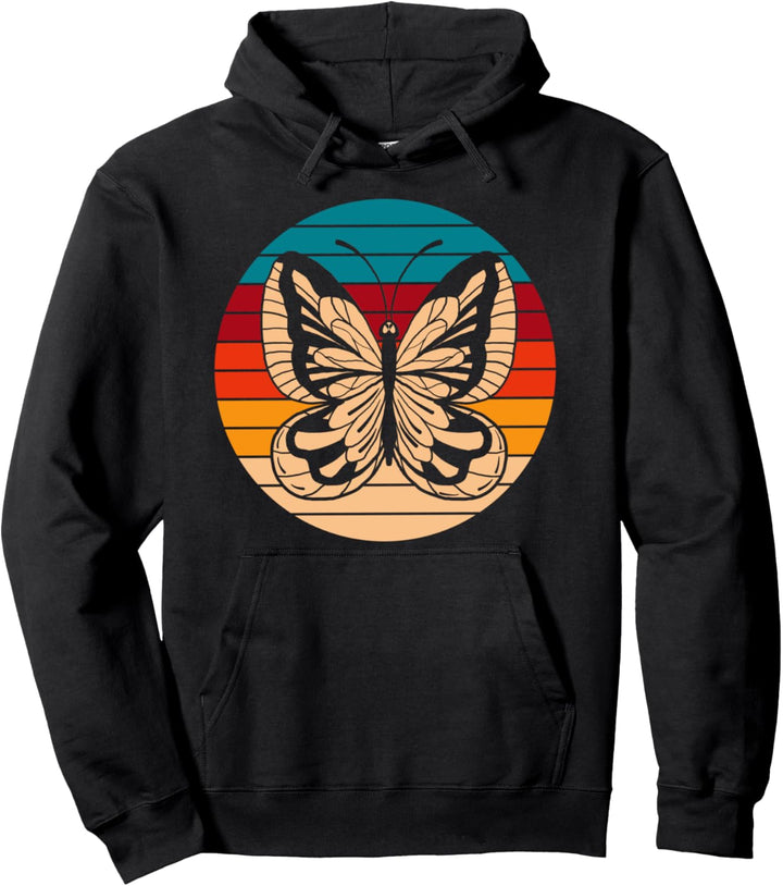 Retro Tier Entomologe Insekten Sammler Schmetterling Pullover Hoodie
