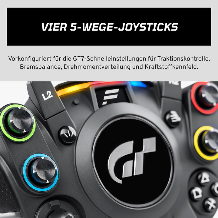 FANATEC Offiziell Lizenziertes Gran Turismo DD Pro PlayStation Sim Racing Lenkrad, Basis und Pedale