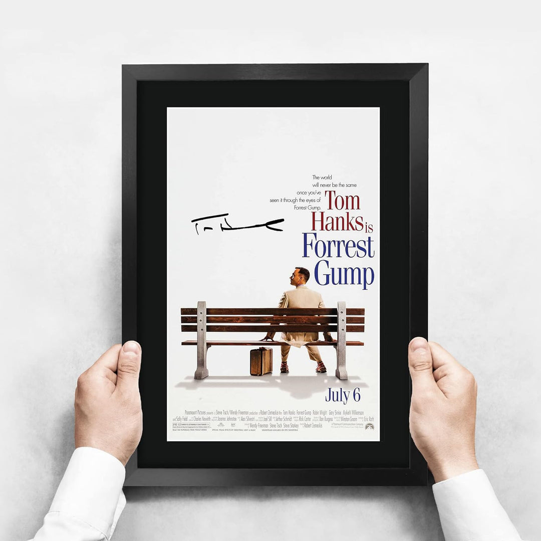 HWC Trading Forrest Gump A3 Gerahmte Signiert Gedruckt Autogramme Bild Druck-Fotoanzeige Geschenk Fü