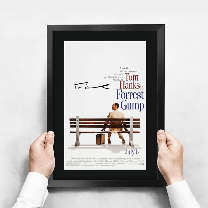 HWC Trading Forrest Gump A3 Gerahmte Signiert Gedruckt Autogramme Bild Druck-Fotoanzeige Geschenk Fü