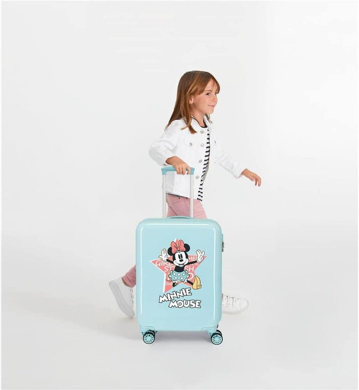 Disney Mickey That´S Easy Kabinentasche, grün, 38 x 55 x 20 cm, starr, ABS, seitlicher Zahlenkombina