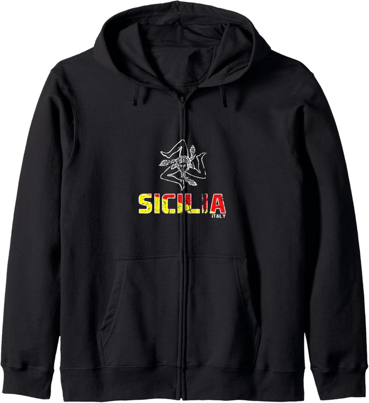 Sizilien Sicilia Sicilian Sicily Italy Italian Kapuzenjacke