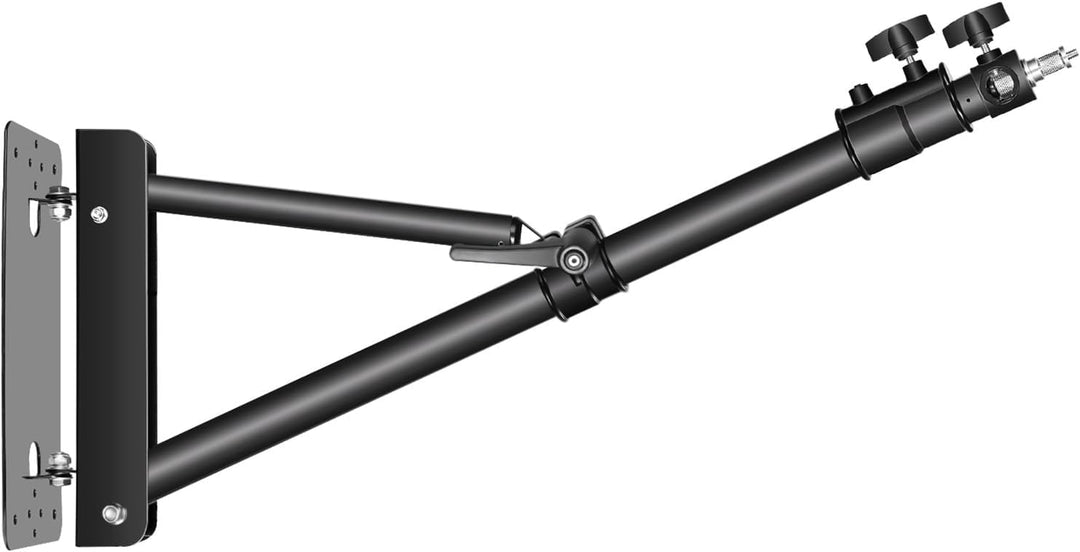 NEEWER Wandmontage Boom Arm mit Dreieck Basis für Fotografie Studio Video Stroboskop Licht Monolight