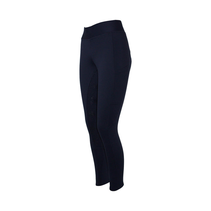 PFIFF 103110 Winterreitleggins „Alaska“ mit Handytasche, Kinder 110-164, Damen 36-44 110-116 Dunkelb