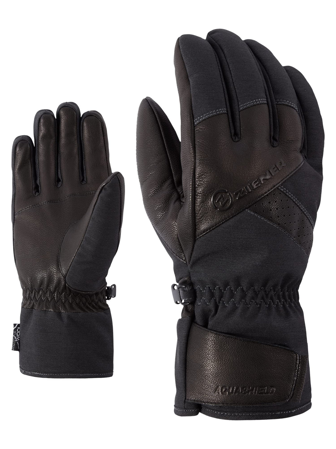 Ziener Herren Getter Ski-Handschuhe/Wintersport | wasserdicht, atmungsaktiv, Alpine Wool