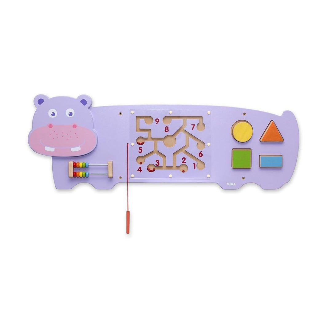 Eitech GmbH Viga Toys - Wall Toy Hippopotamus Nilpferd, Nilpferd